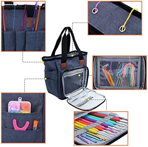 SumDirect Yarn Storage Tote Bag - Blue