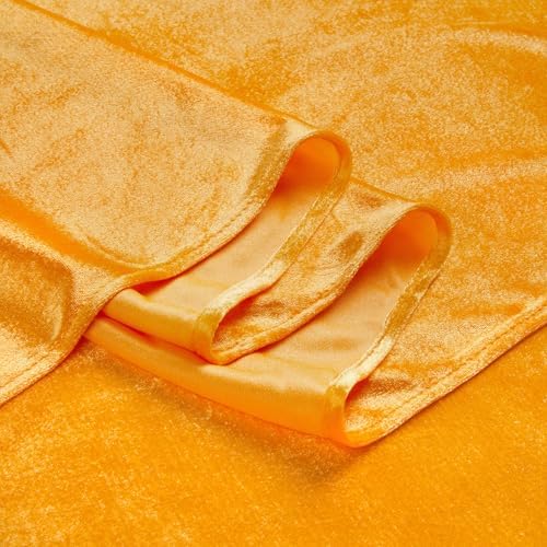 Gold Velvet Aisle Runner 45ftx20ft for Weddings and Parties
