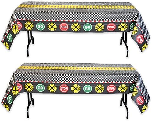 Havercamp Train Tablecloth for Kids Birthday Party