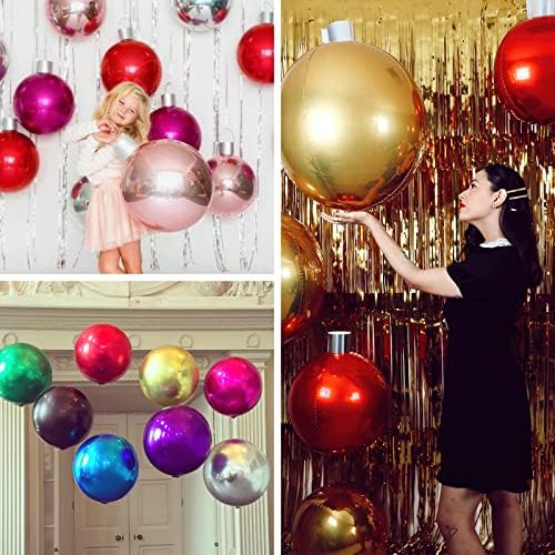 PartyWoo Red Balloons 6 Pack for Birthday and Bridal Shower