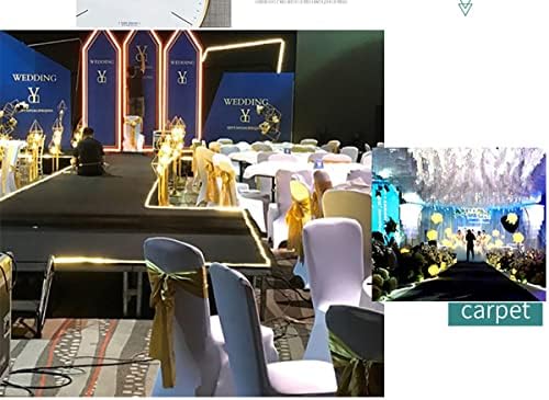 HUAHOO Aisle Runner Carpet Rug for Weddings and Events
