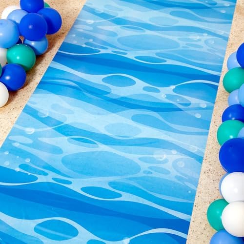 Fun Express 3 Ft x 100 Ft Blue Plastic Aisle Runner