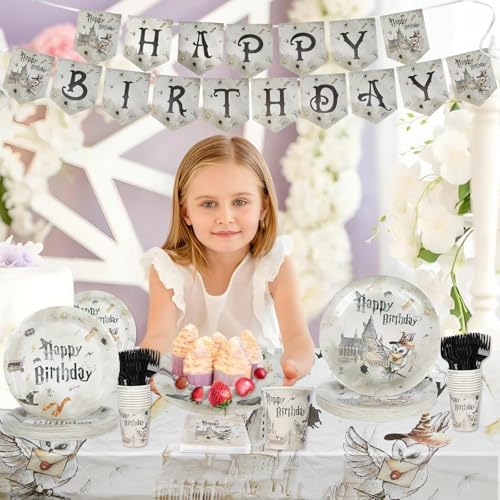 152pcs Magical Wizard Party Supplies Kit