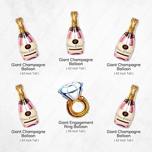 Big Bachelorette Party Balloons Decor Kit 6 Pack