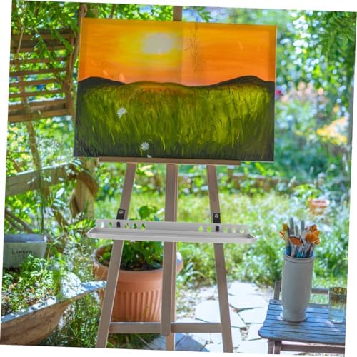 VILLCASE Portable Desktop Easel for Artists with Paint Tray Organizer