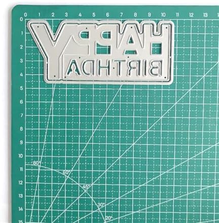 Metal Die Cut Embossing Stencils for Birthday Cards and Scrapbooking