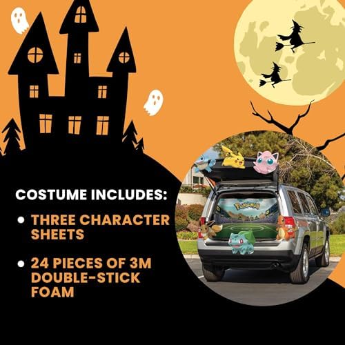 Disguise Pokemon Trunk or Treat Car Decorations