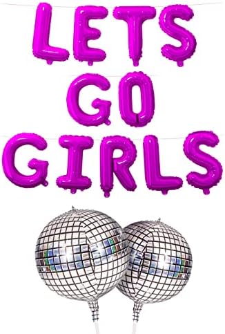 House Of Party Lets Go Girls Foil Balloons 16 Silver