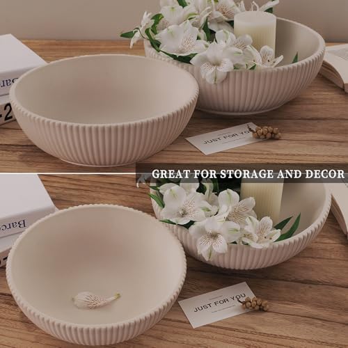 Wehous Large Round Silicone Mold for Candle and Storage