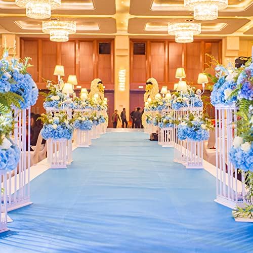 KAMPCO Blue Wedding Aisle Runner for Outside and Indoor Use