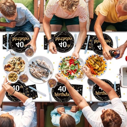 40th Birthday Party Decorations Set for 24 Guests