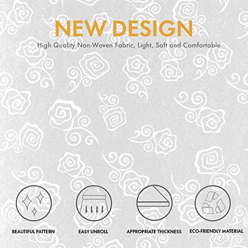FrenzyBird White Aisle Runner for Wedding 3x50 Feet