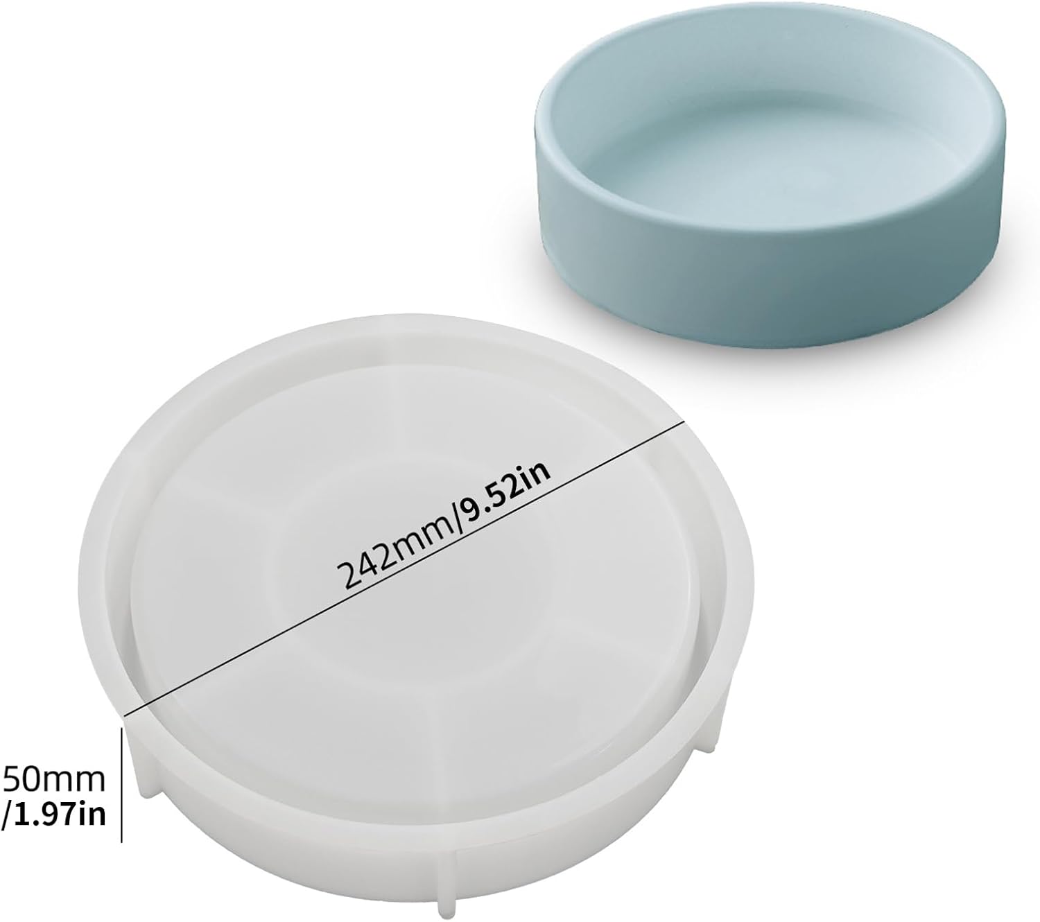 95 Inch Large Silicone Bowl Mold for Resin Casting