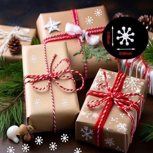 200 PCS Resin Christmas Snowflakes Decorations
