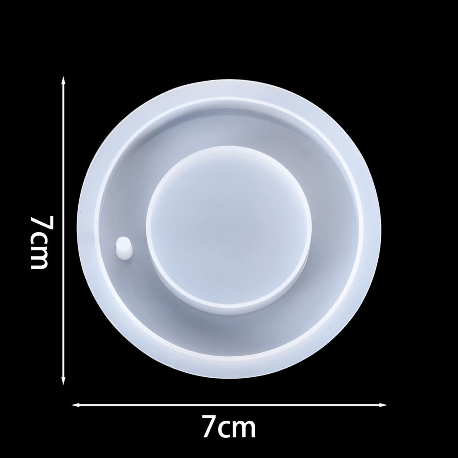 Jewelry Casting Molds with Hanging Hole Hollow Circle