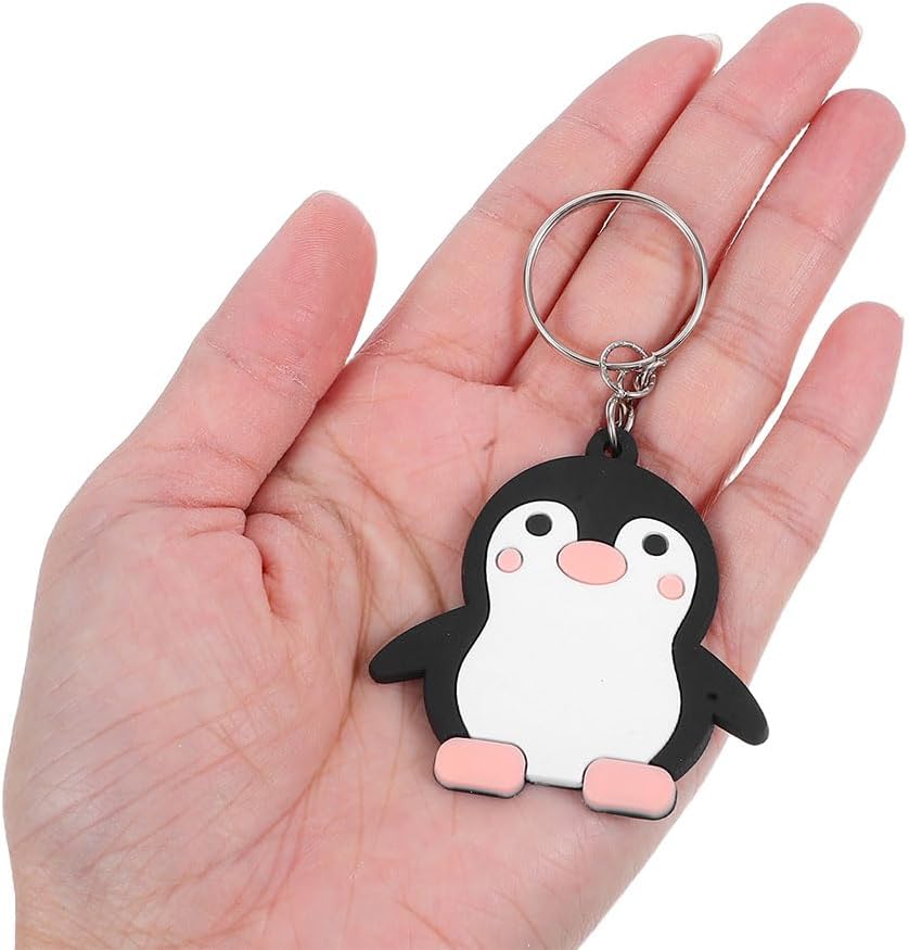 LUOZZY 40 Pcs Penguin Keychains for Winter Birthday Party Favors