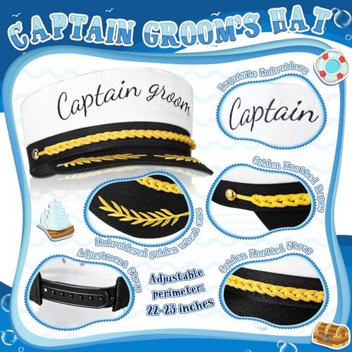 JaGely 3 Pcs Bachelor Party Accessories for Groom Set