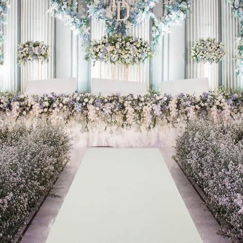 Wedding Aisle Runner 33ft x 3ft White Carpet