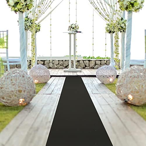 HUAHOO Aisle Runner Carpet Rug for Weddings and Events