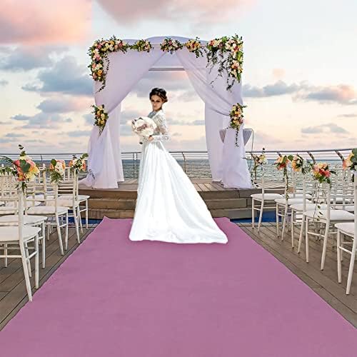 KAMPCO Aisle Runner for Outdoor Weddings Ceremony Carpet Walkway Rug