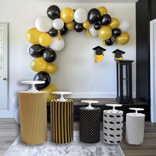 5 Piece Stretch Cylinder Covers for Dessert Tables