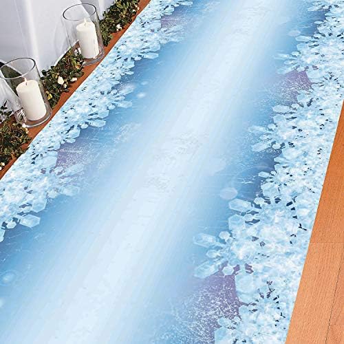 Winter Sparkle Cracked Ice Aisle Runner - 1 Piece