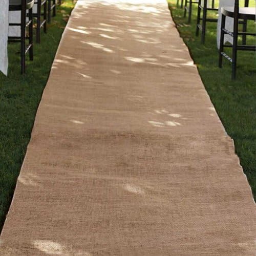 Burlap Wedding Aisle Runner 36x100