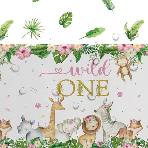 Wild One Birthday Decorations Tablecloth Set
