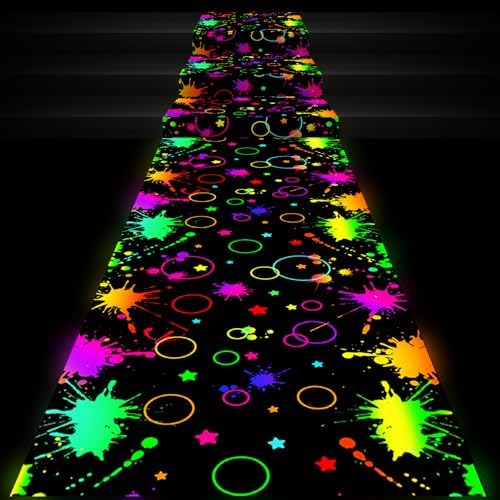Haull 236x39 Inch Neon Dance Floor Aisle Runner