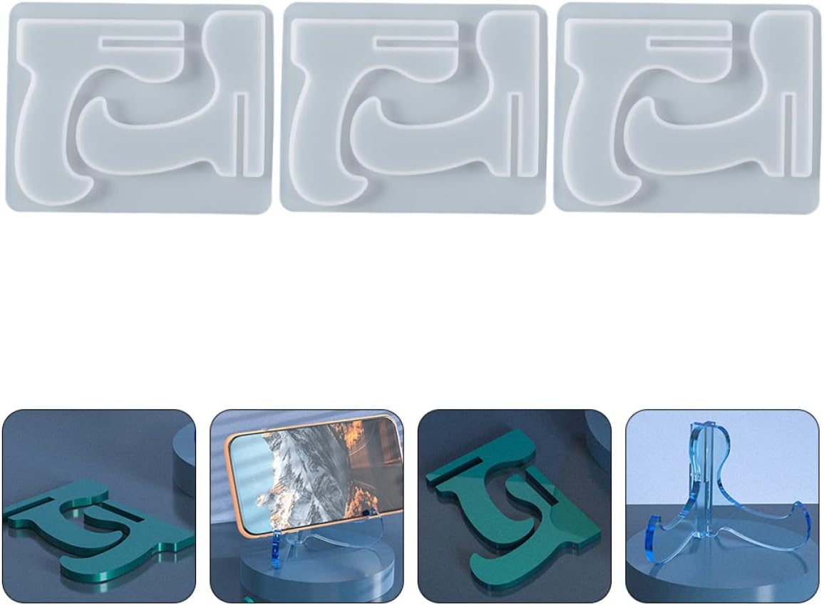 COHEALI 6 Pcs Resin Phone Holder Molds