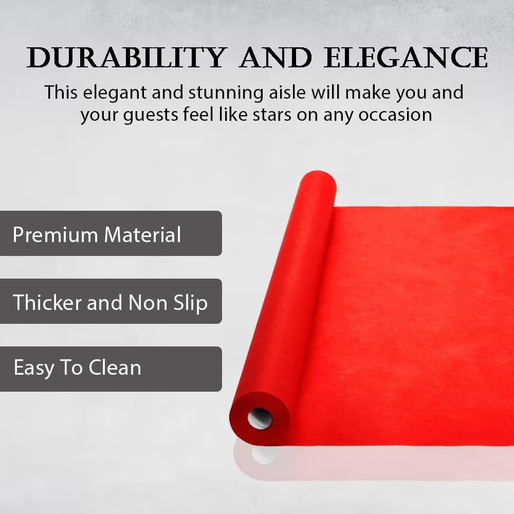 Elegant 50x3 Ft Disposable Aisle Runner