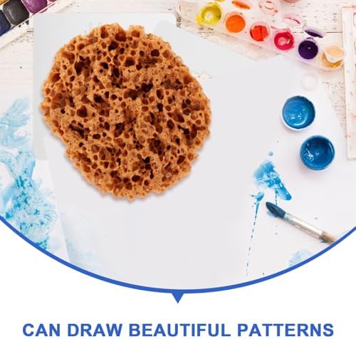 UPKOCH Natural Sea Sponge for Painting - 6 Inch Eco-Friendly Texturing Tool