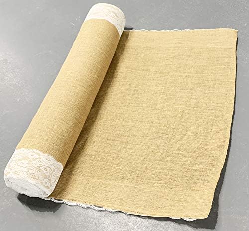 AAYU Premium Burlap Wedding Aisle Runner 40x100 Feet