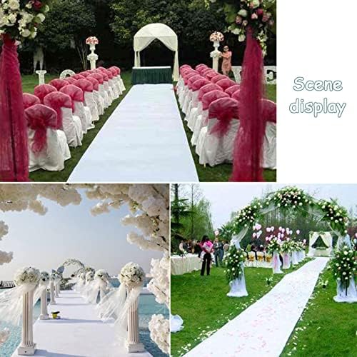 Carpet Runner Runway Rug 22mm White Wedding Aisle