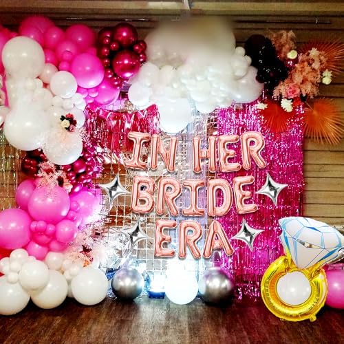 Rose Gold In Her Bride Era Balloon Banner