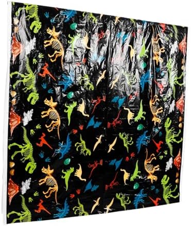 VICASKY Dinosaur Themed Birthday Tablecloth for Parties and Gatherings