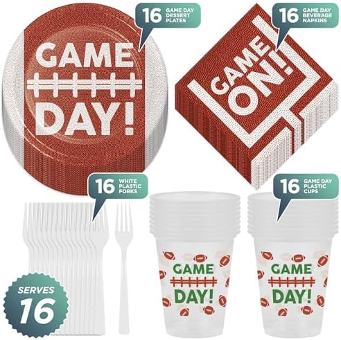 Football Fun Party Pack for 16 Guests