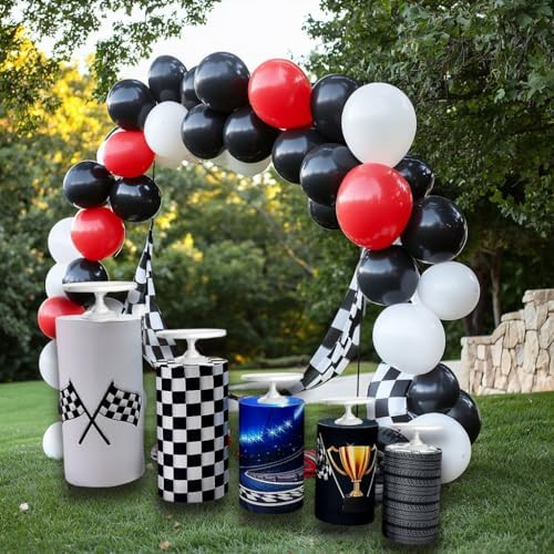 5 Piece Stretch Cylinder Covers for Birthday Decor