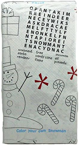 Childrens Christmas Activity Paper Table Cover Tablecloth