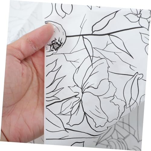 NUOBESTY Flower Fairy Themed Paper Tablecloth for Birthday Parties