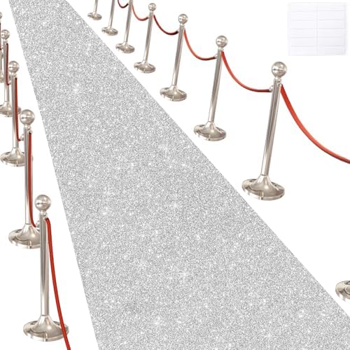 Glitter Carpet Runner for Party - 26FTx15FT