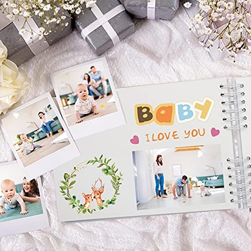 EVNEED Scrapbook Photo Album Wedding Guest Book