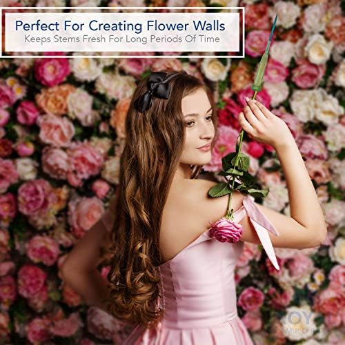 Royal Imports Floral Water Tubes with Caps 100 Pack
