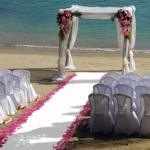 RZMY White Wedding Aisle Runner 33ft x 328ft