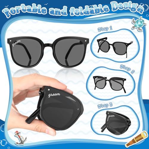 JaGely 3 Pcs Groom Party Accessories Set