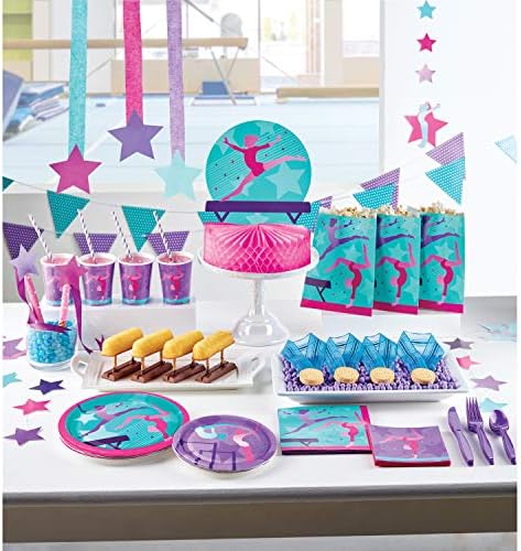 Creative Converting Gymnastics Party Tablecloth 54x102