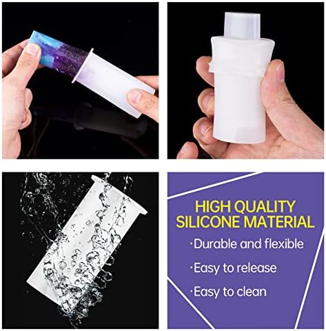 NiArt 2PCS Lighter Case Resin Mold Glitter Pack
