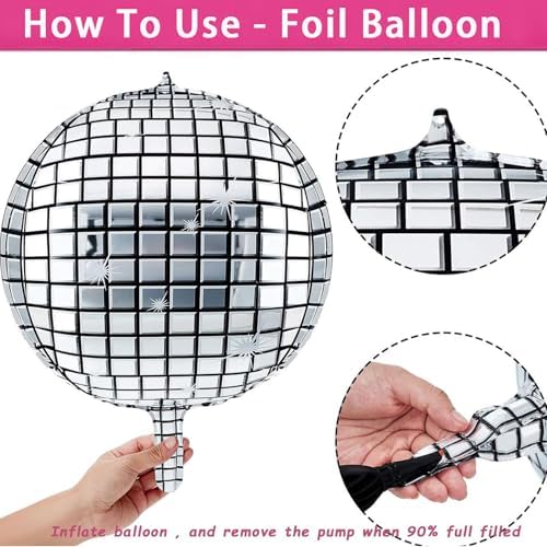 Disco Cowgirl Balloon Arch Kit Pink Silver Decorations