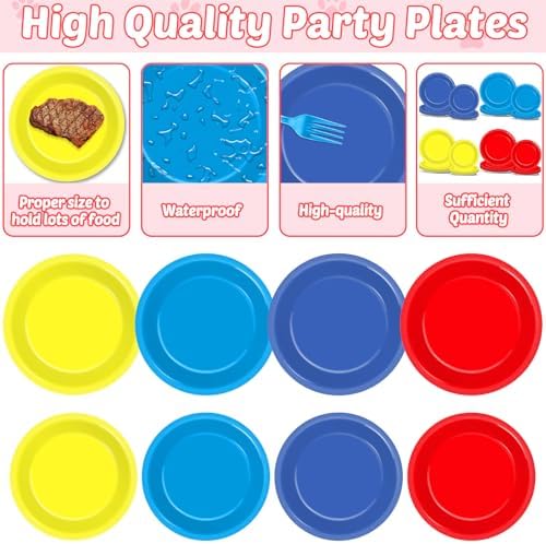 Dog Birthday Party Supplies 24 Piece Colorful Set
