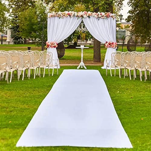 White Wedding Carpet Aisle Runner for Ceremony and Party